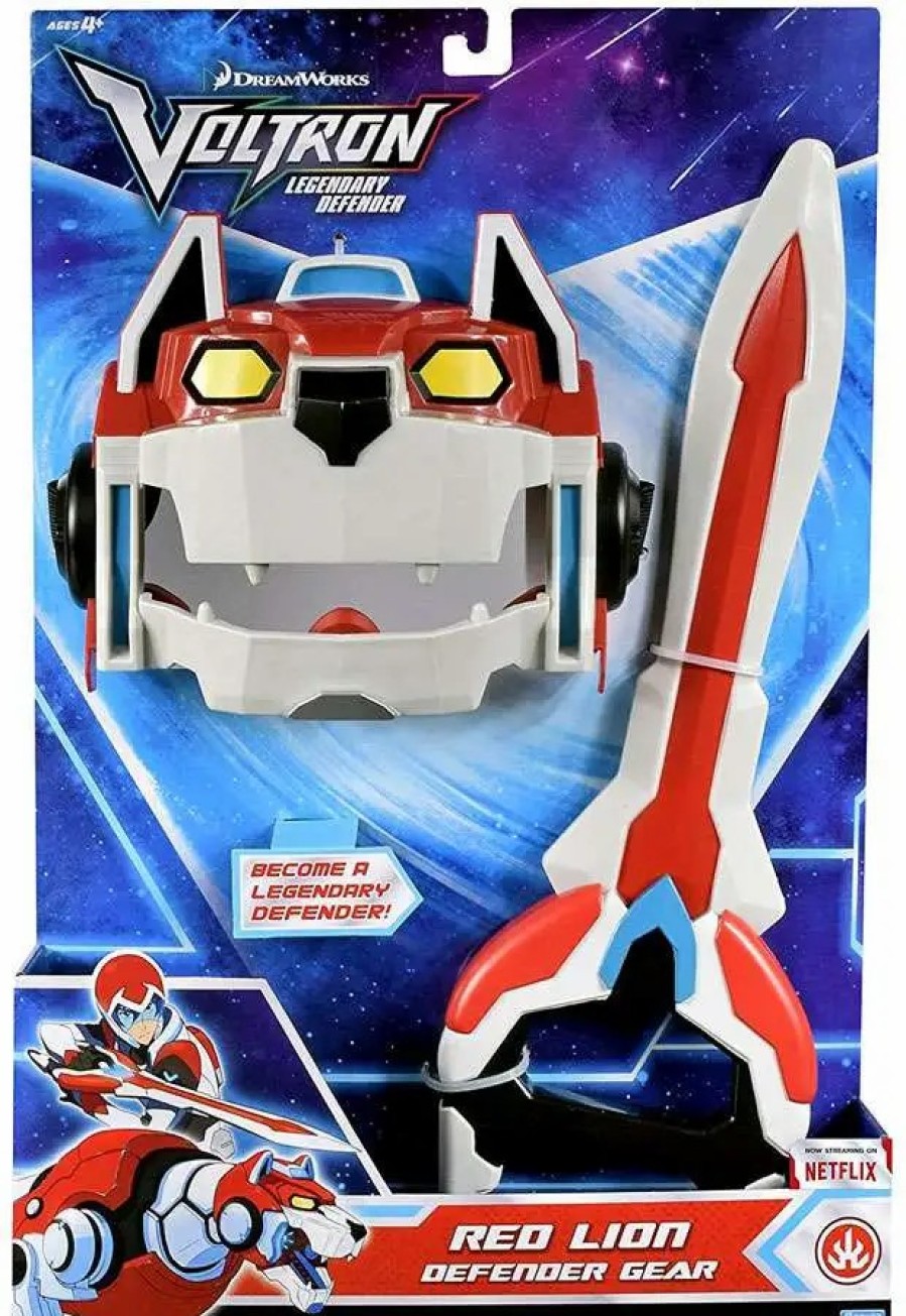 All Brands Playmates | Voltron Legendary Defender Red Lion Defender Gear [Mask & Weapon]