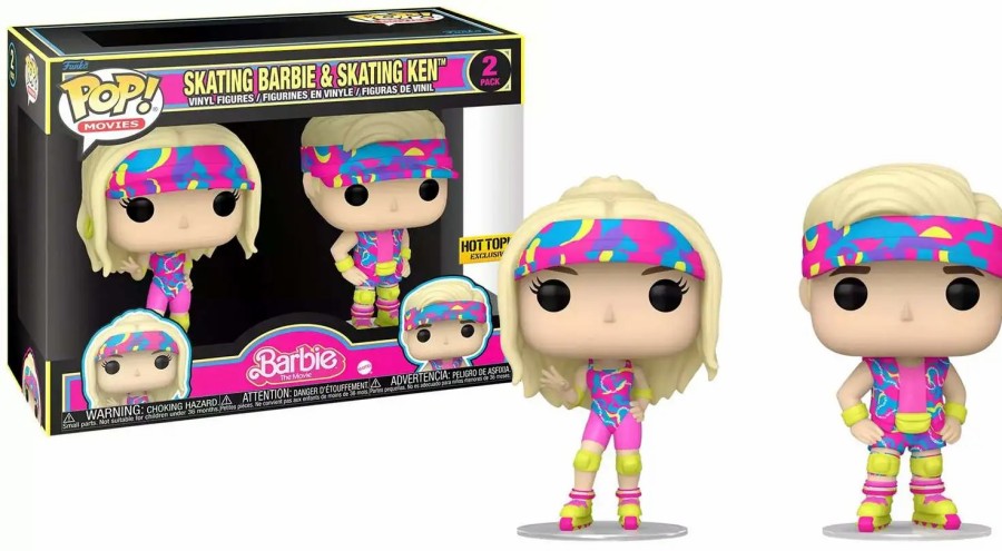 All Brands Funko | Funko Barbie Movie Pop! Movies Skating Barbie & Ken Exclusive Vinyl Figure