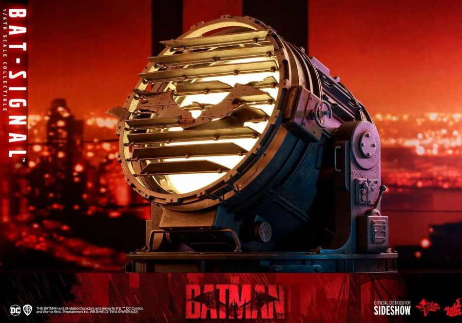 All Brands Hot Toys | The Batman Movie Masterpiece Bat-Signal Collectible Figure Accessory [Deluxe Version]