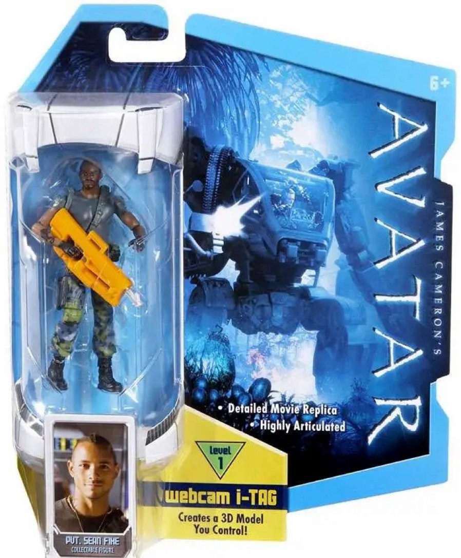 All Brands Mattel Toys | James Cameron'S Avatar Private Sean Fike Action Figure [No Face Mask]