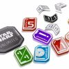 All Brands Gamegenic | Trading Card Game Star Wars: Unlimited Premium Acrylic Tokens [50 Pieces] (Pre-Order Ships March)