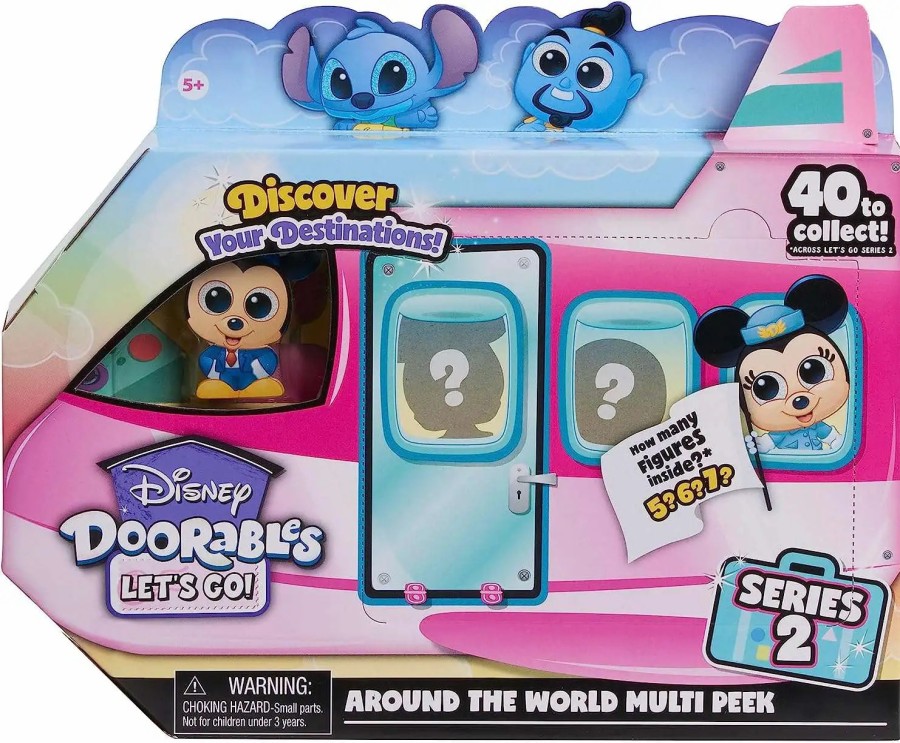 All Brands Moose Toys | Disney Doorables Around The World Series 2 Multi Peek Mystery Pack [5, 6 Or 7 Random Figures!]