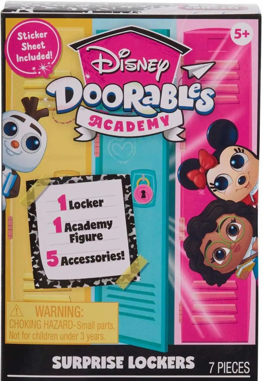 All Brands Moose Toys | Disney Doorables Academy Surprise Locker Mystery Pack [1 Random Figure, Locker & 5 Accessories!]