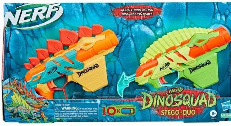 All Brands Hasbro Toys | Nerf Dinosquad Stego-Duo Blaster 2-Pack