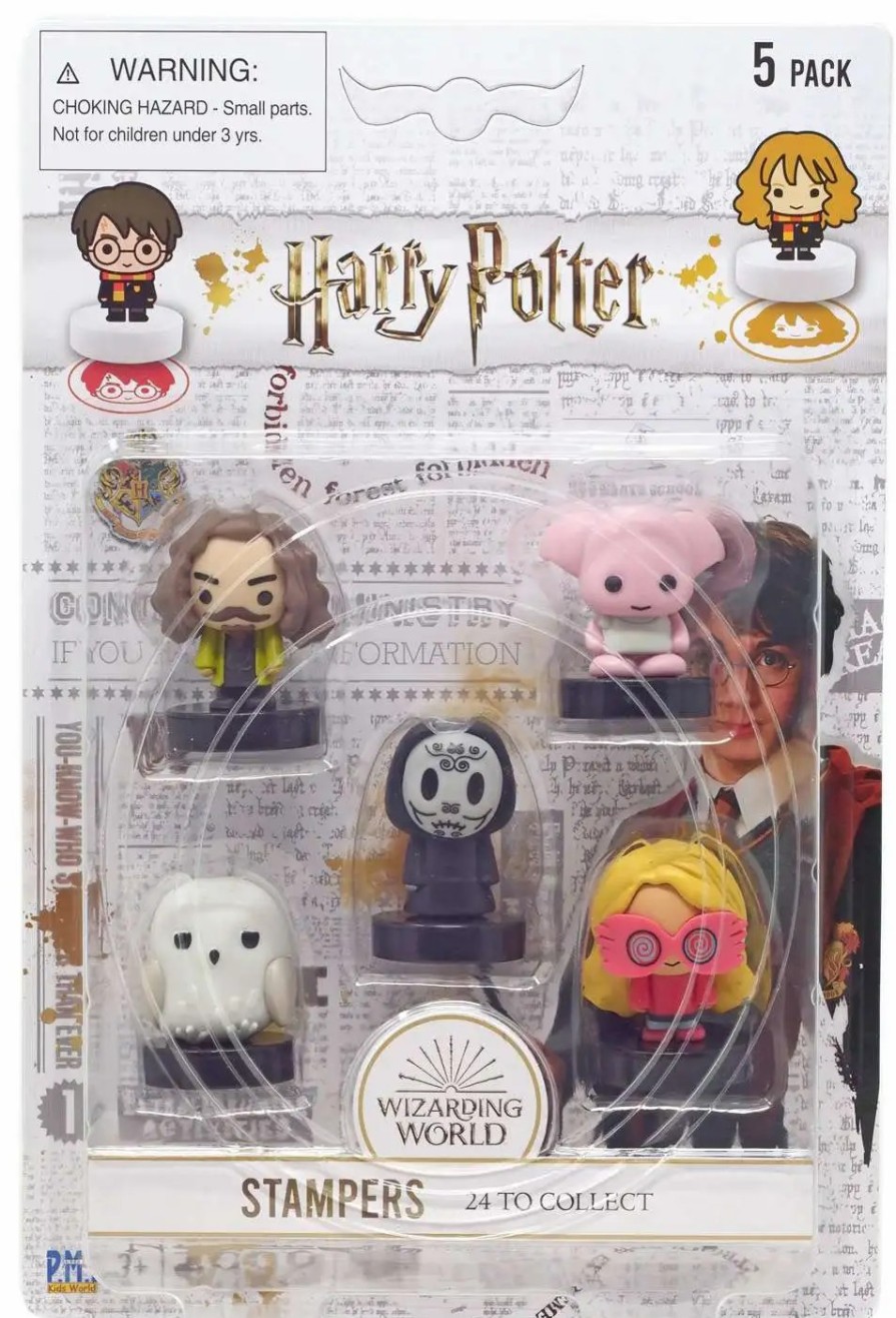 All Brands PMI | Harry Potter Sirius Black, Dobby, Death Eater, Hedwig & Luna Lovegood Stamper 5-Pack