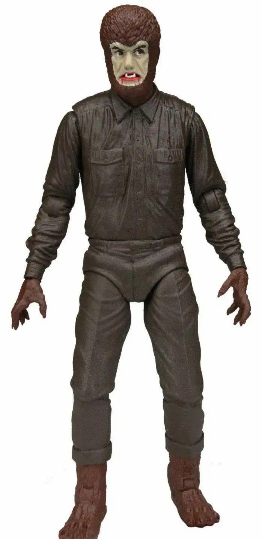 All Brands NECA | Neca Universal Monsters The Wolf Man Action Figure [Retro Glow-In-The-Dark]