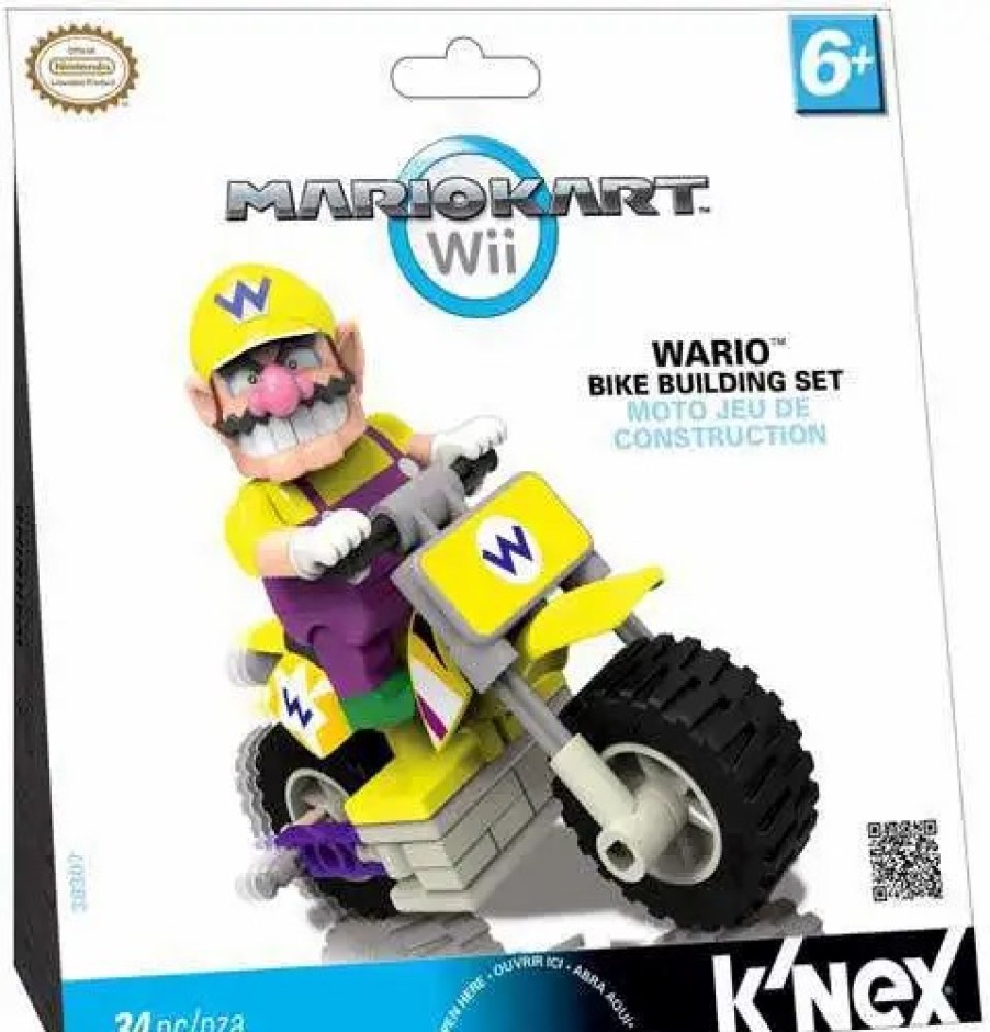 All Brands K'NEX | K'Nex Super Mario Mario Kart Wii Wario Bike Set #38307