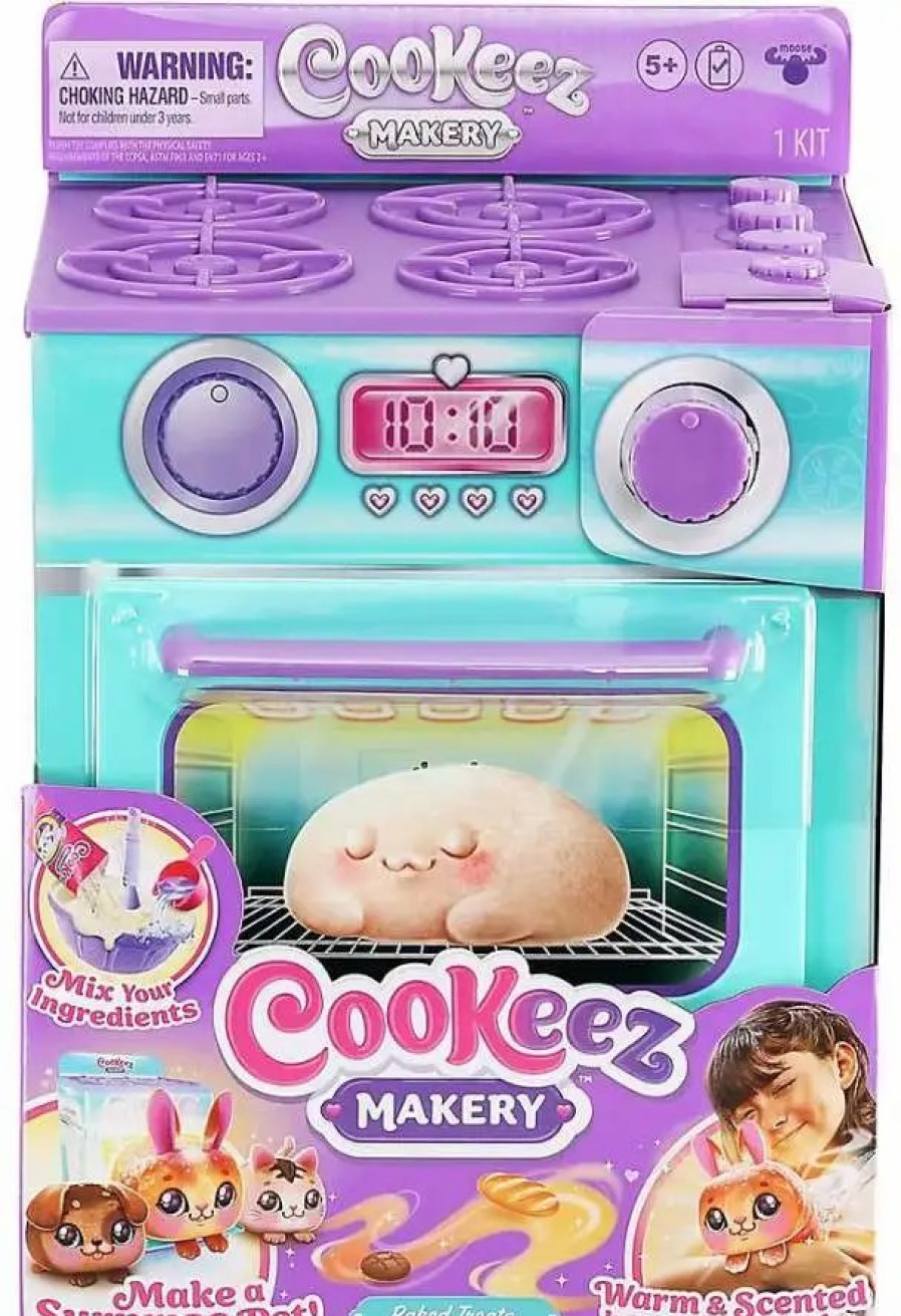 All Brands Moose Toys | Cookeez Makery Bake Your Own Plush Baked Treatz Oven Playset [1 Random Mystery Interactive Plush]