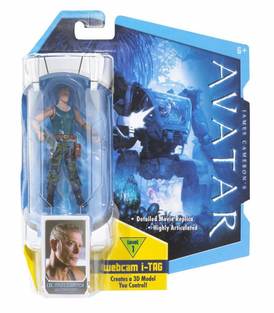 All Brands Mattel Toys | James Cameron'S Avatar Colonel Miles Quaritch Action Figure