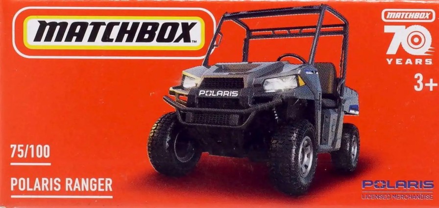 All Brands Mattel | Matchbox 70Th Anniversary Drive Your Adventure Polaris Ranger Diecast Car