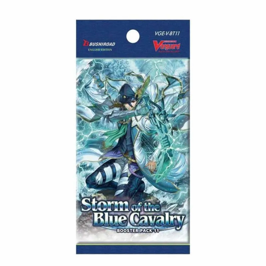 All Brands BushiRoad | Cardfight Vanguard Trading Card Game Storm Of The Blue Cavalry Booster Pack [7 Cards]