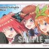 All Brands BushiRoad | Weiss Schwarz Trading Card Game Card Supplies The Quintessential Quintuplets Movie Playmat