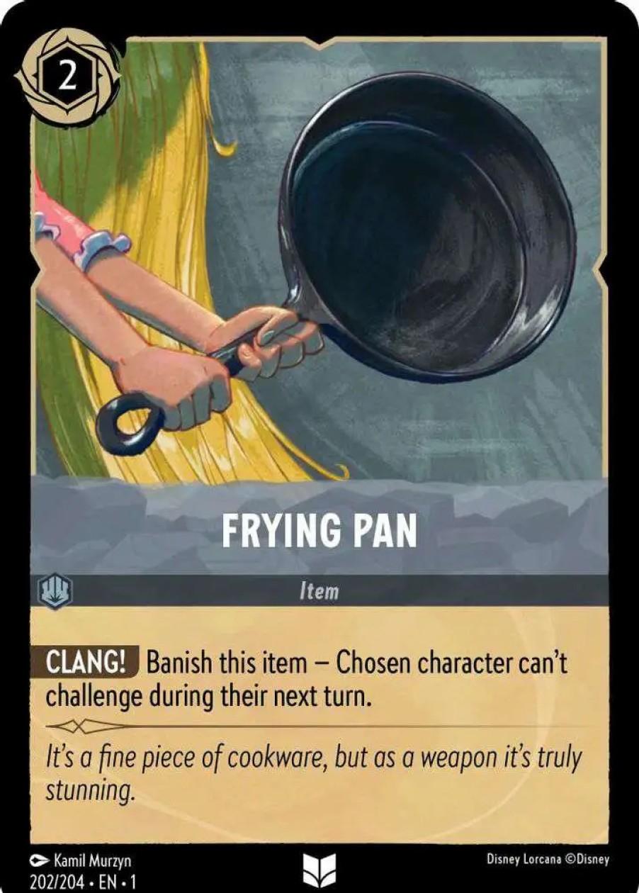 All Brands Ravensburger | Disney Lorcana Trading Card Game The First Chapter Uncommon Frying Pan #202