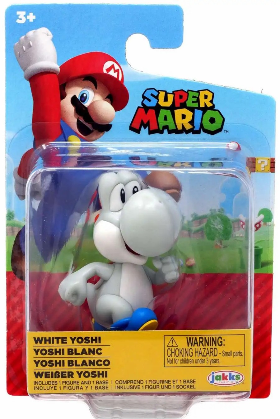 All Brands Jakks Pacific | World Of Nintendo Super Mario White Yoshi 2.5-Inch Mini Figure