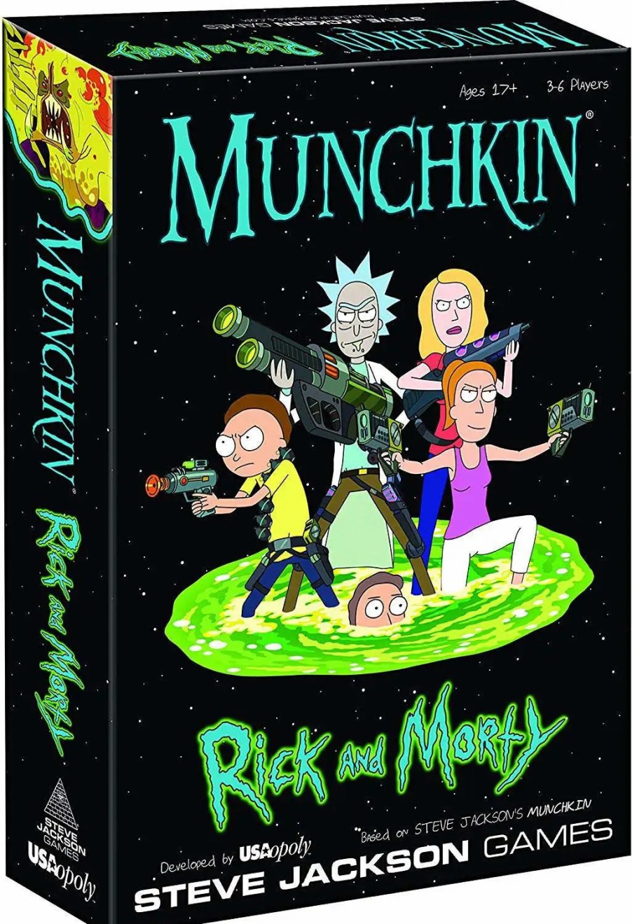 All Brands USAopoly | Munchkin Rick & Morty Card Game