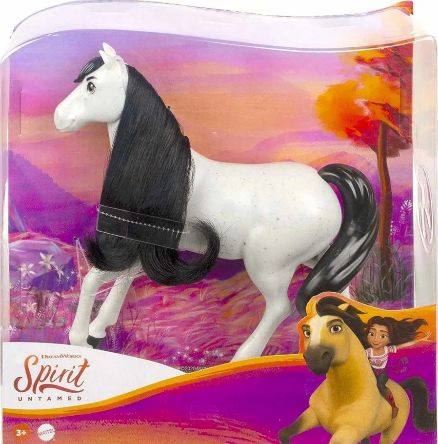 All Brands Mattel | Spirit Untamed Herd Horse With Black Mane Figure