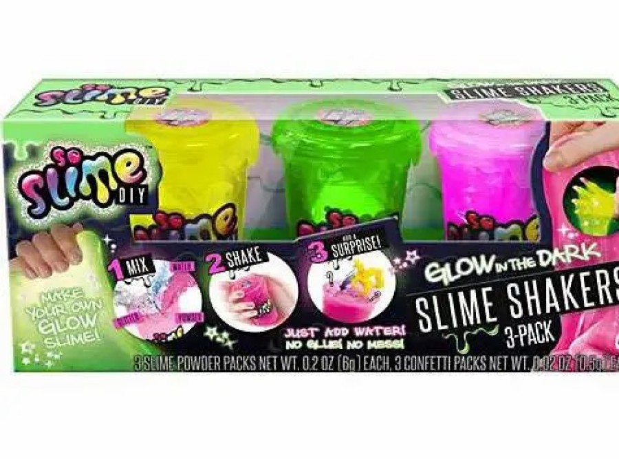 All Brands Canal Toys | So Slime Diy Slime Shaker Glow In The Dark 3-Pack [Yellow, Green & Pink]