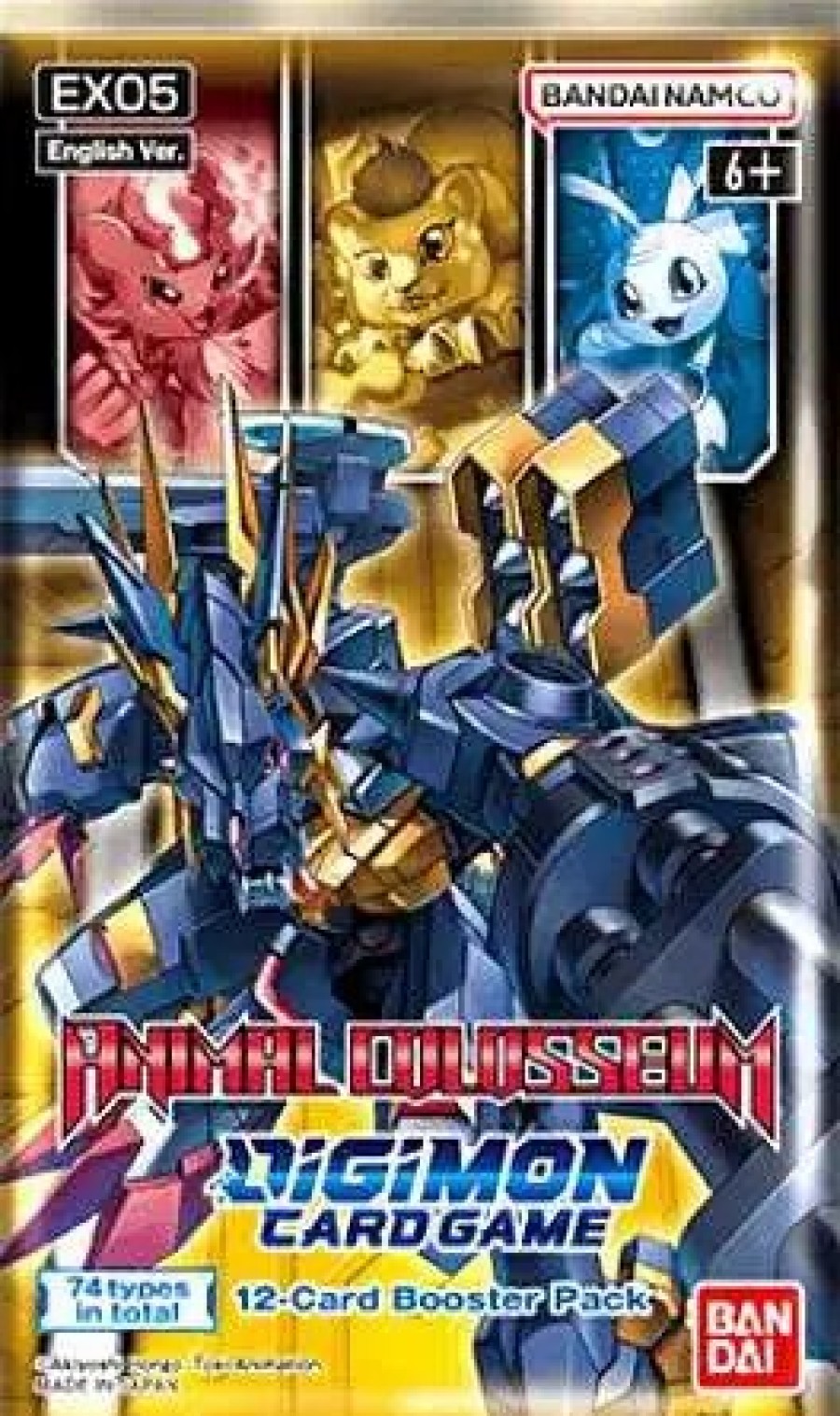 All Brands Bandai | Digimon Trading Card Game Animal Colosseum Booster Pack Ex05 [12 Cards] (Pre-Order Ships February)