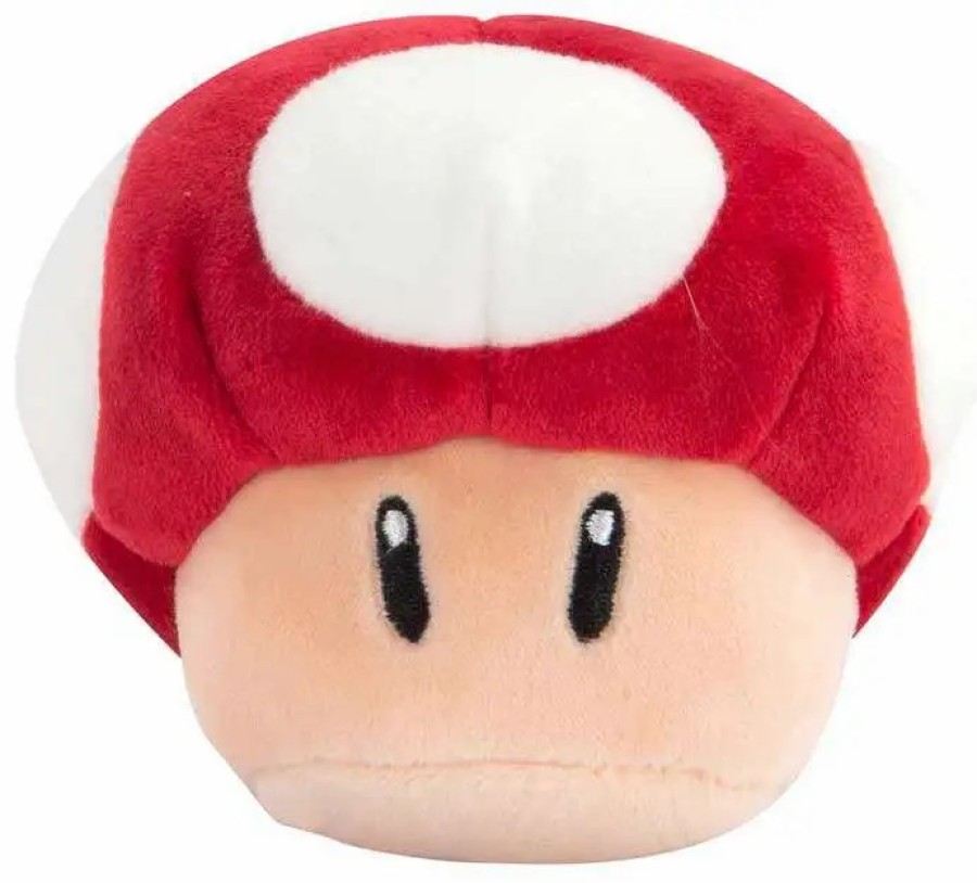 All Brands Tomy | Nintendo Super Mario Mocchi Mocchi Mushroom 4-Inch Mini Plush