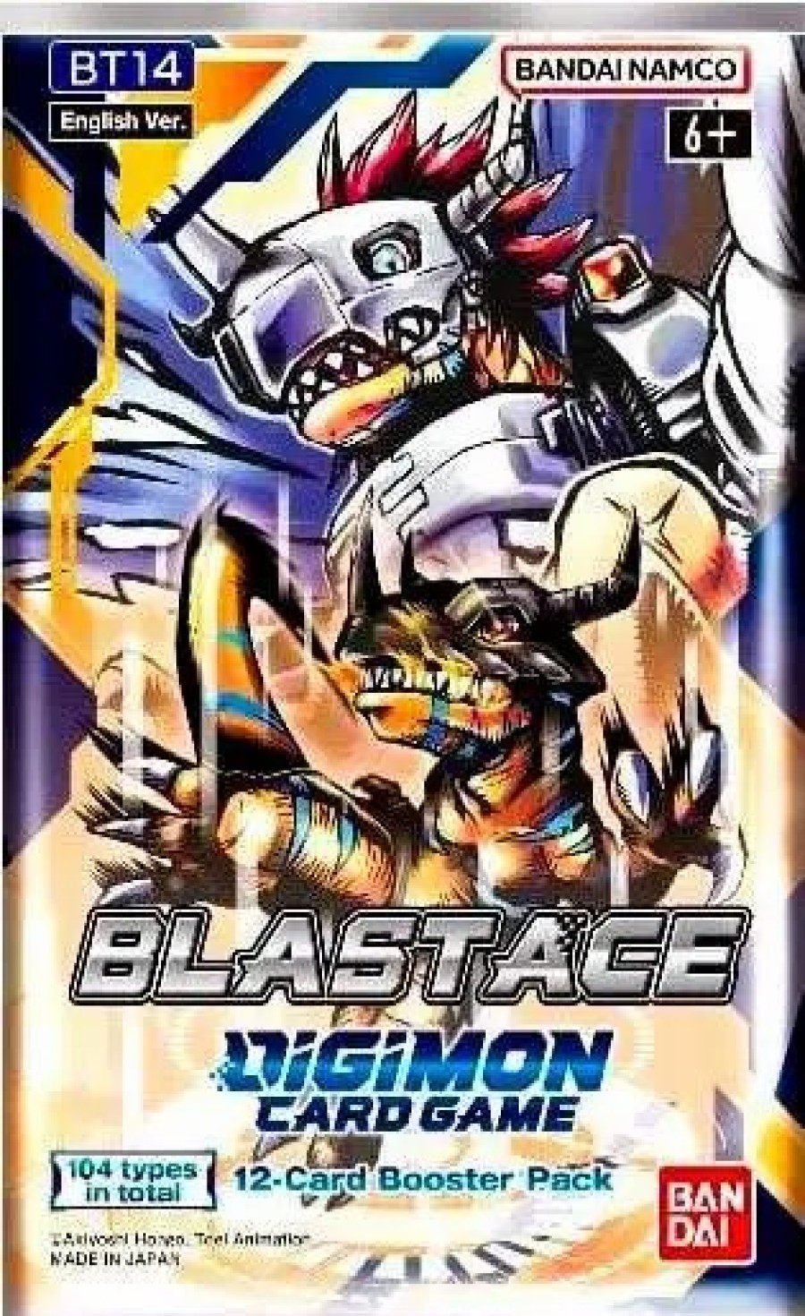 All Brands Bandai | Digimon Trading Card Game Blast Ace Booster Pack Bt14 [12 Cards]