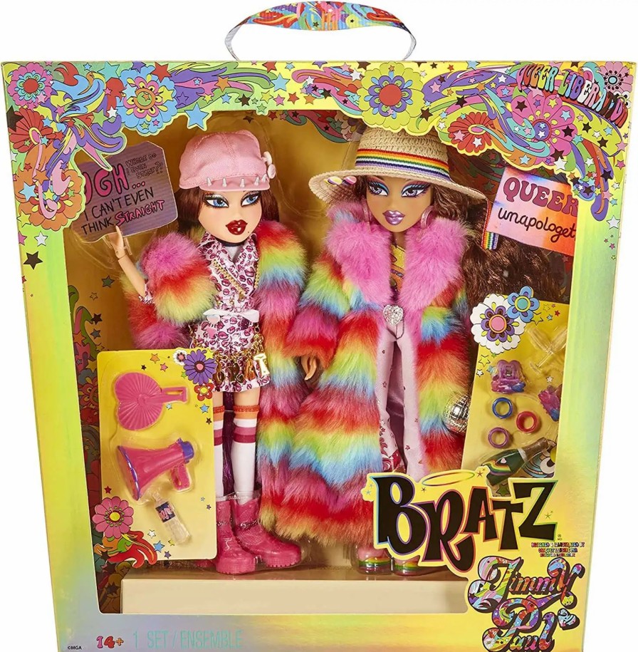 All Brands MGA Entertainment | Bratz Jimmy Paul Special Edition Designer Pride Collection Roxxi & Nevra 10-Inch Doll 2-Pack