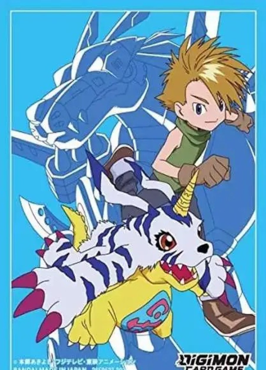 All Brands Bandai Japan | Digimon Trading Card Game Matt & Gabumon Card Sleeves [60 Count]