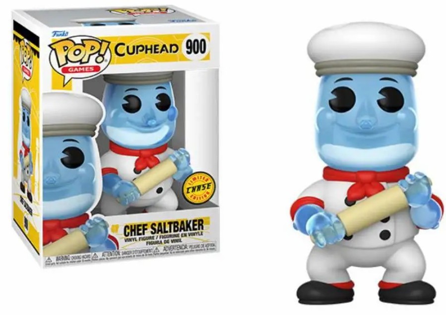 All Brands Funko | Funko Cuphead Pop! Games Chef Saltbaker Vinyl Figure #900 [Chase Version]