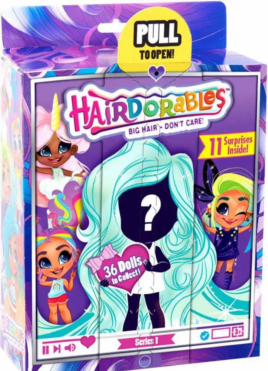 All Brands Just Play | Hairdorables Series 1 Doll Mystery Pack [11 Surprises Inside!]