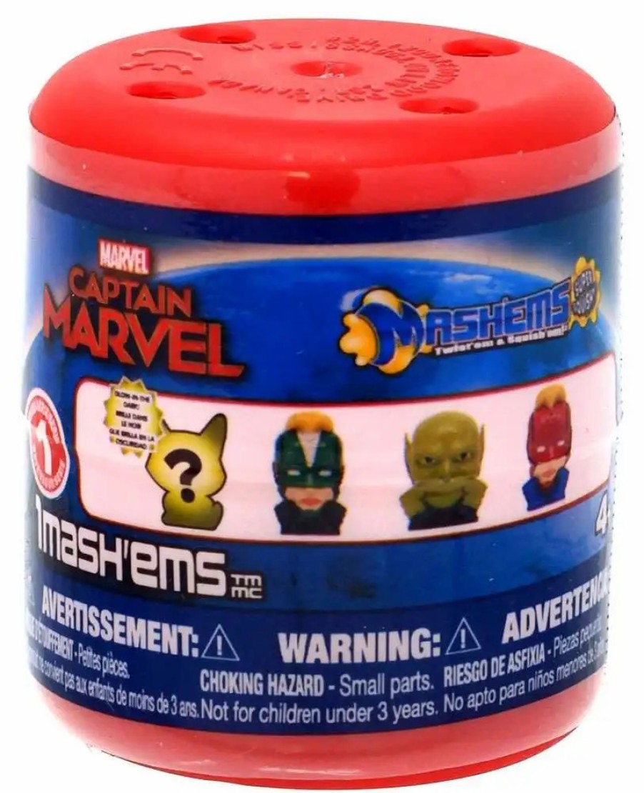 All Brands Basic Fun | Mashems Series 1 Captain Marvel Mystery Pack