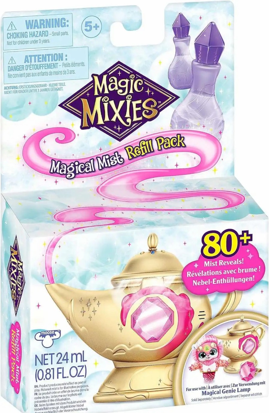 All Brands Moose Toys | Magic Mixies Magical Mist Refill Pack [80+ Mist Reveals! For Use With The Genie Lamp]