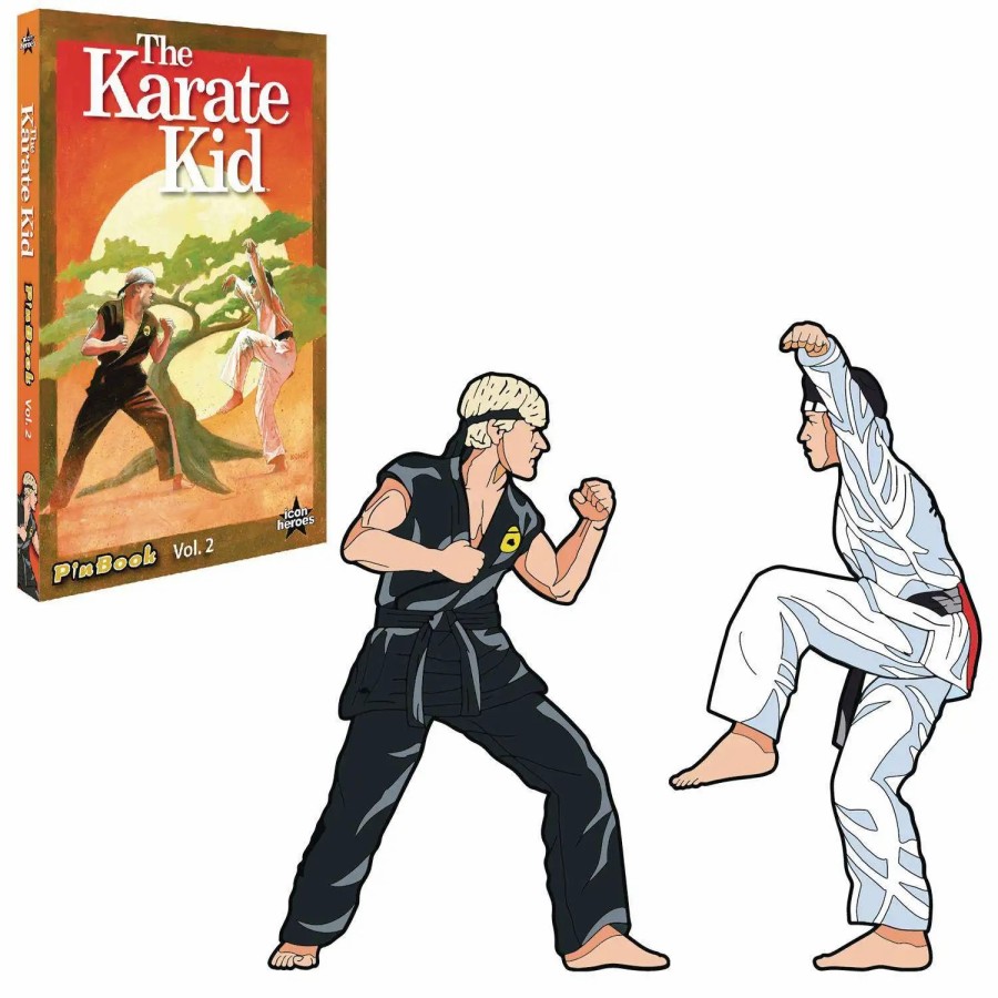 All Brands Icon Heroes | Karate Kid 3-Inch Book & Pin Set