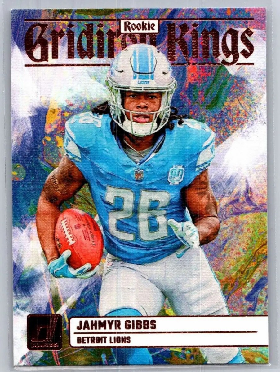 All Brands Panini | Nfl 2023 Panini Donruss Football Gridiron Kings Jahmyr Gibbs Rgk-6 [Rookie]