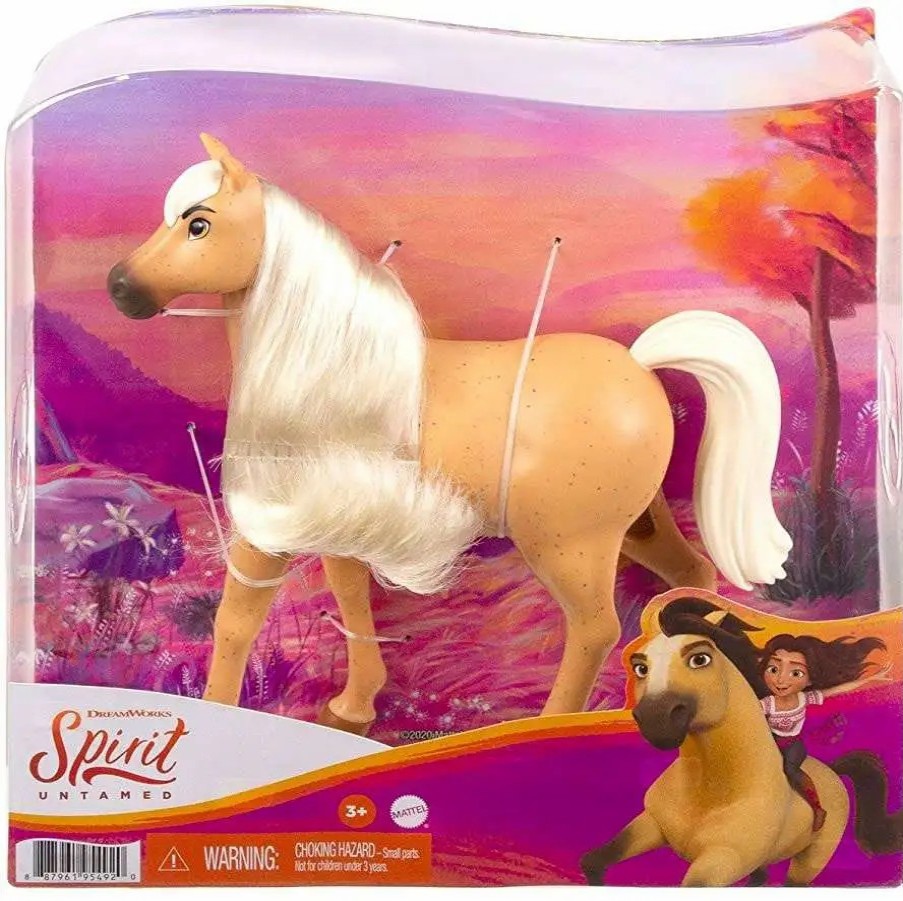 All Brands Mattel | Spirit Untamed Palomino With Long Blonde Mane Figure