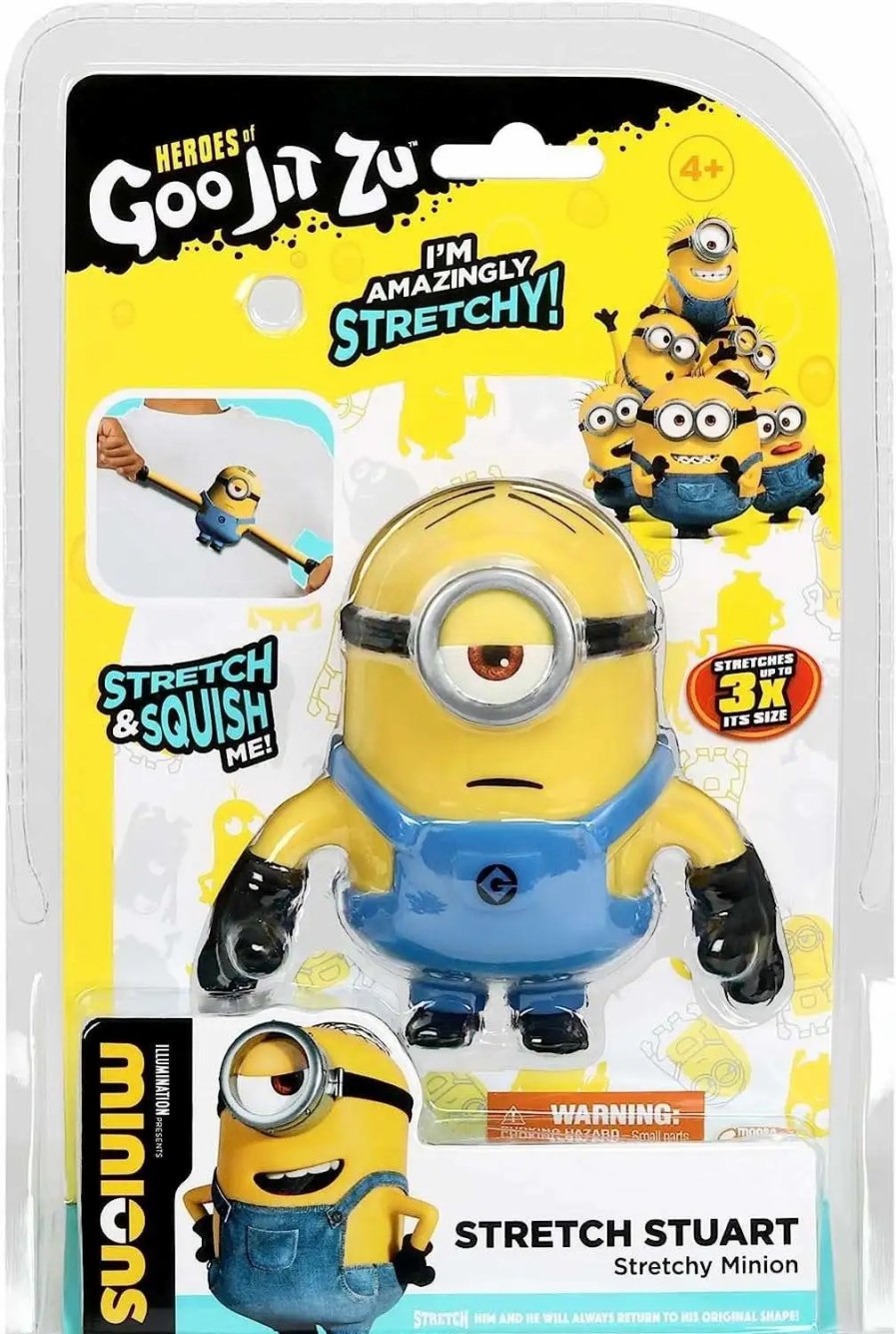 All Brands Moose Toys | Heroes Of Goo Jit Zu Minions Stretch Stuart Stretchy Minion