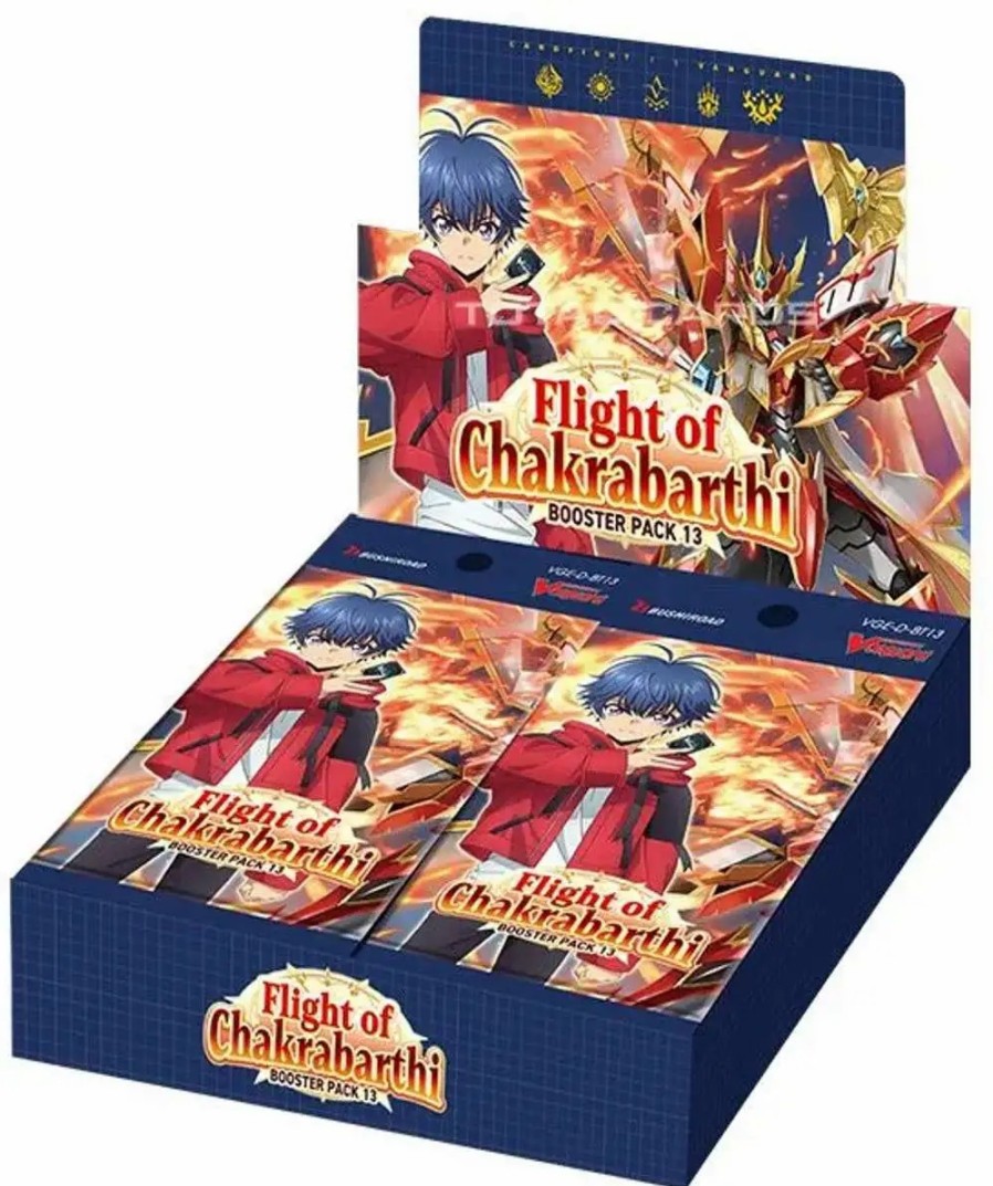 All Brands BushiRoad | Cardfight Vanguard Trading Card Game Overdress Flight Of Chakrabarthi Booster Box Bt13 [16 Packs]