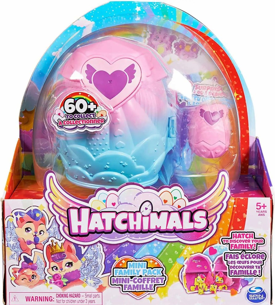 All Brands Spin Master | Hatchimals Mini Family Mystery Pack Playset [3 Random Figures & Home]