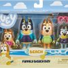 All Brands Moose Toys | Bluey Family Beach Day Mini Figure 4-Pack [Bingo, Dad, Mum & Bluey]