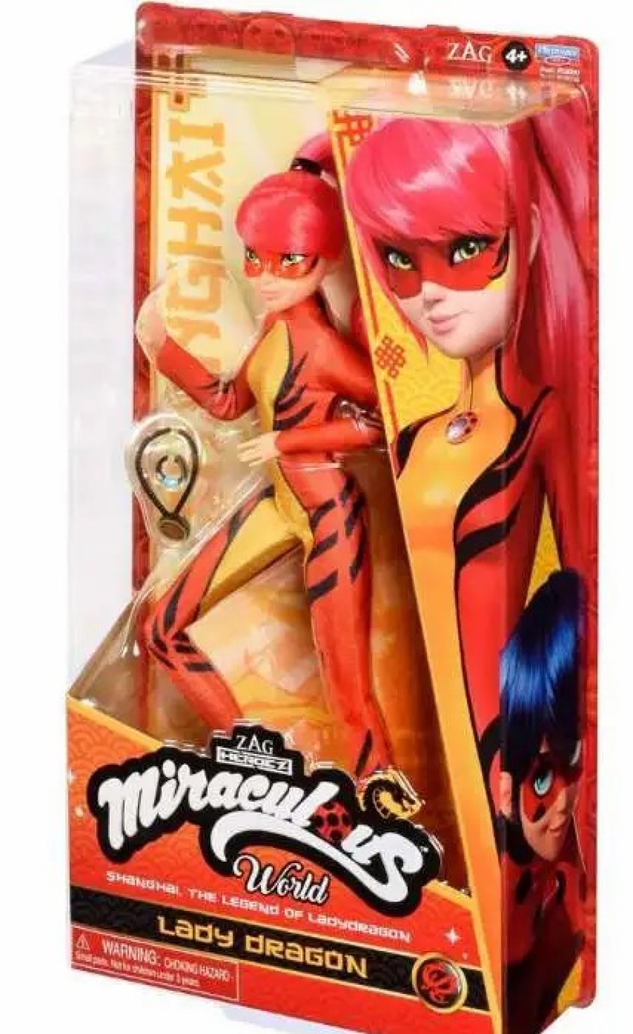 All Brands Playmates | Miraculous World Zag Heroez Shanghai, The Legend Of Ladydragon Lady Dragon 10.5-Inch Fashion Doll