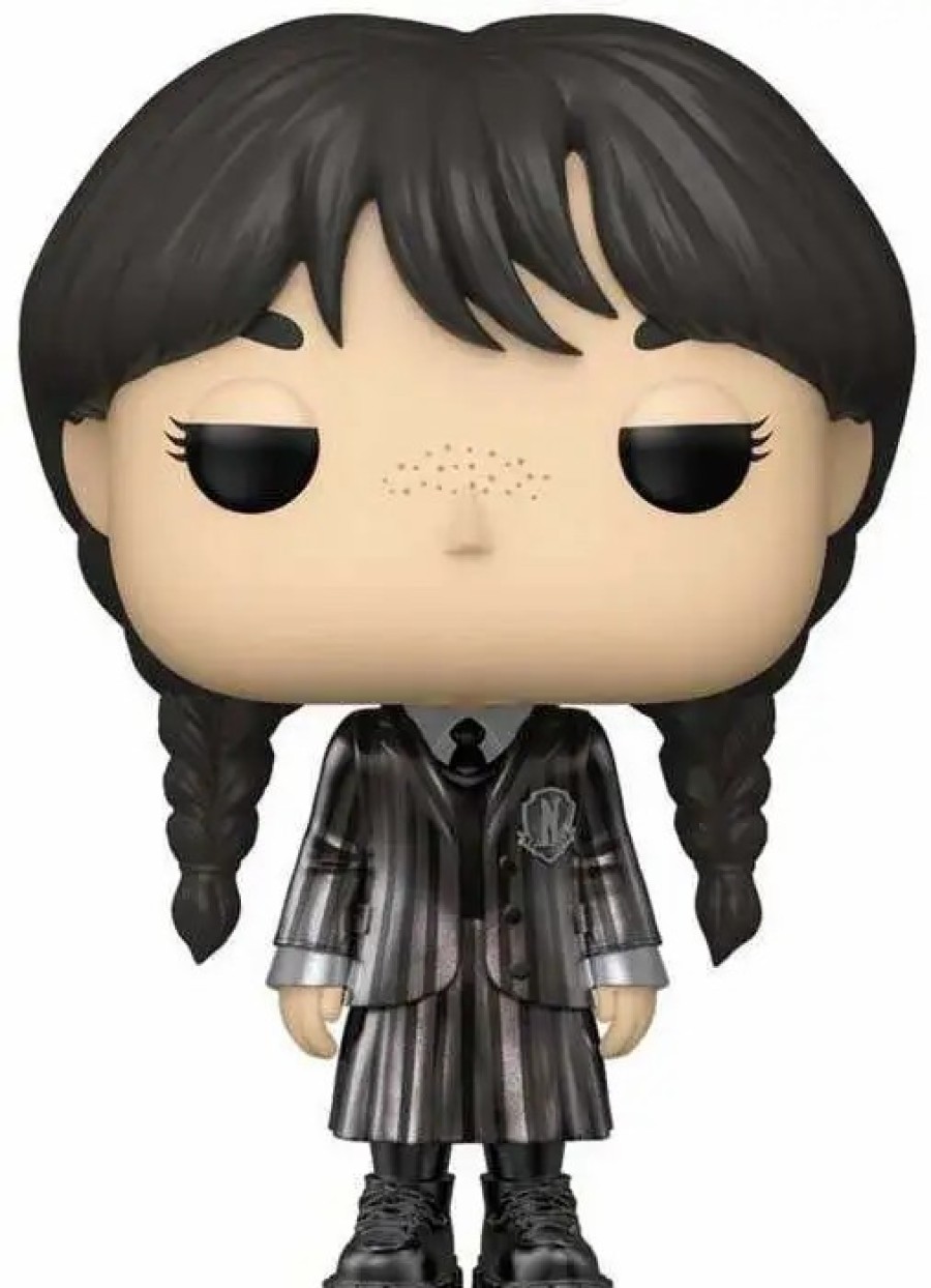 All Brands Funko | Funko Pop! Television Wednesday Addams Exclusive Vinyl Figure [Metallic]