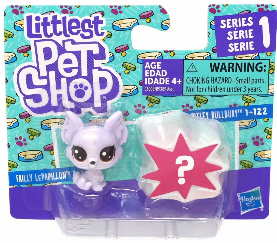 All Brands Hasbro Toys | Littlest Pet Shop Frilly Lepapillion & Pitley Bullbury Mini Figure 2-Pack