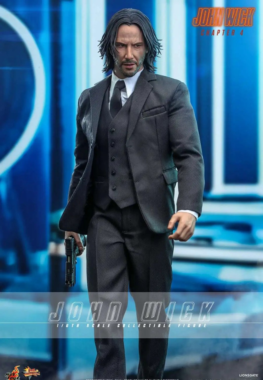 All Brands Hot Toys | John Wick: Chapter 4 Movie Masterpiece John Wick 12-Inch Collectible Figure [Chapter 4] (Pre-Order Ships May 2025)