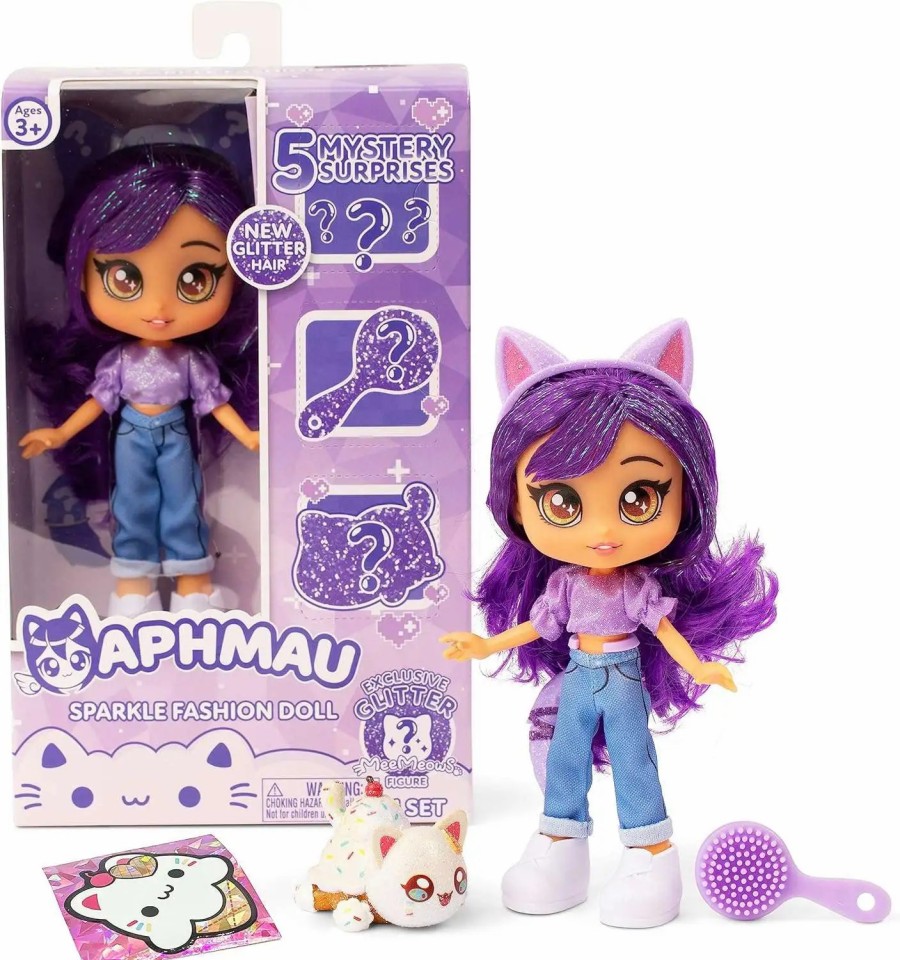 All Brands Bonkers Toy Co. | Meemeows Aphmau Exclusive Fashion Doll [Sparkle Edition With Glitter Hair]