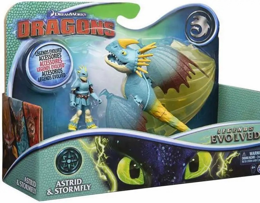 All Brands Spin Master | Dragons Legends Evolved Astrid & Stormfly Action Figure 2-Pack