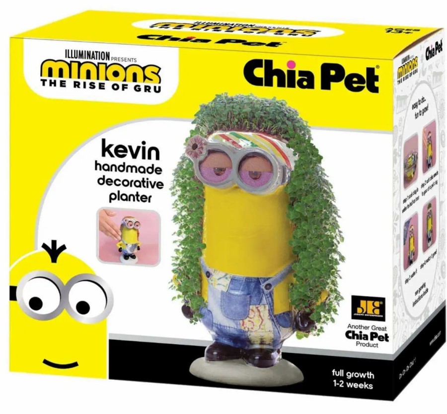 All Brands NECA | Neca Minions: The Rise Of Gru Kevin Chia Pet (Pre-Order Ships February)