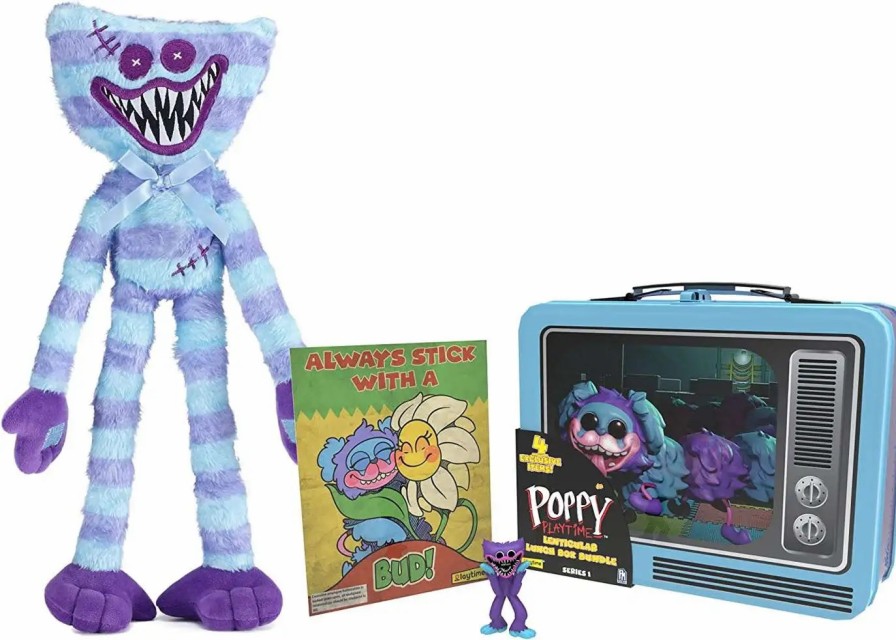 All Brands Phat Mojo | Poppy Playtime Lenticular Lunch Box Bundle [Version 2, Lunchbox, Plush, Minifigure & Poster]