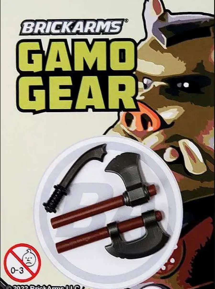 All Brands BrickArms | Brickarms Gamo Gear Minifigure Accessory [Overmolded Blades]