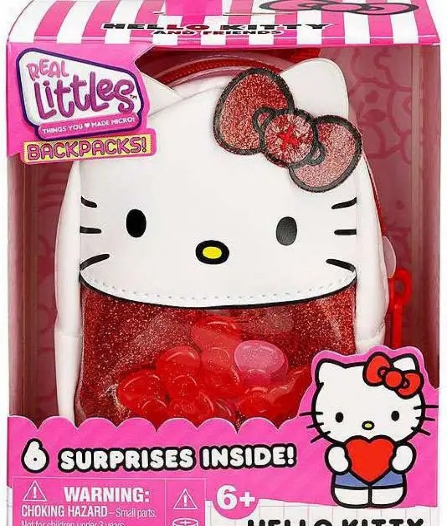 All Brands Moose Toys | Shopkins Real Littles Sanrio Backpacks! Hello Kitty Pack [Red Bowtie]