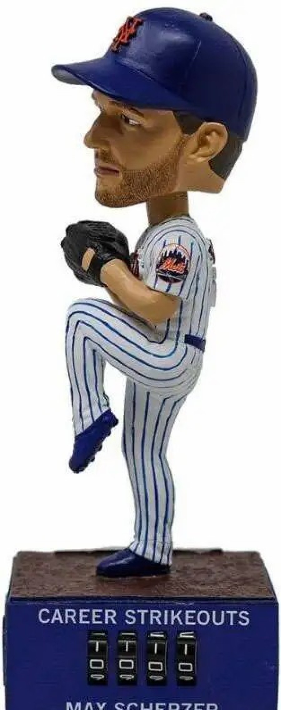 All Brands BDA Sports | Mlb New York Mets Max Scherzer Bobblehead Strikeout Counter