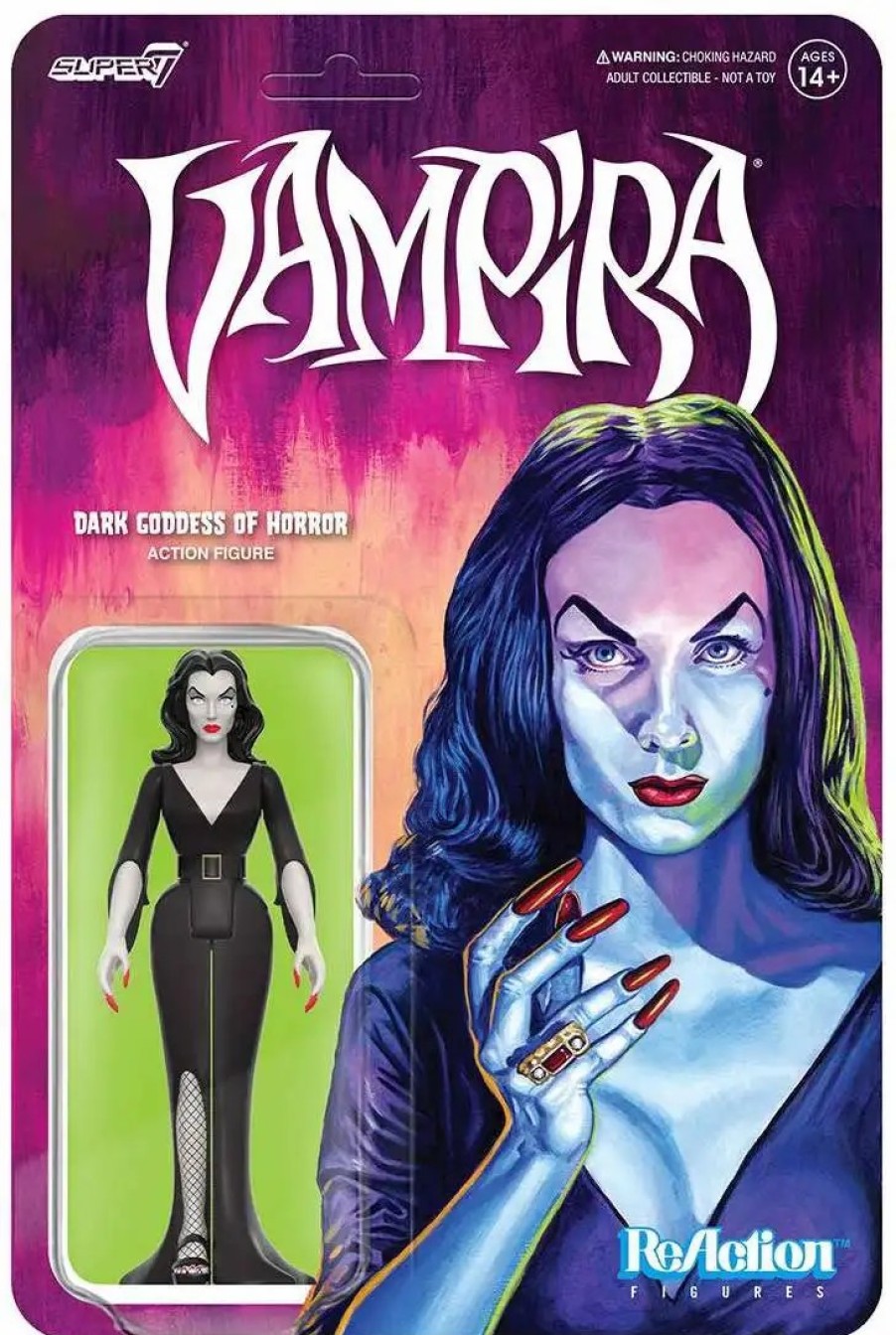 All Brands Super7 | Reaction Vampira Action Figure [Dark Goddess Of Horror]