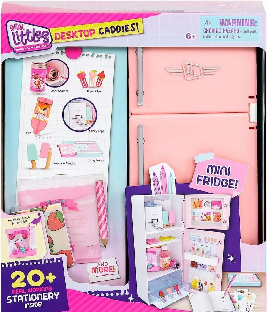 All Brands Moose Toys | Shopkins Real Littles Desktop Caddies Mini Fridge [20+ Stationery Surprises!]